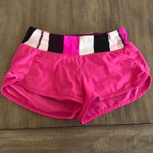 Lululemon Hot Pink Speed Short Size 2